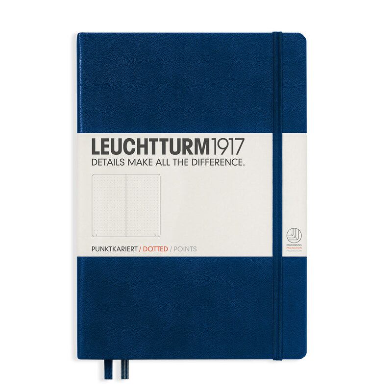 Leuchtturm 1971  NOTEBOOK A5 Hard Dotted Navy