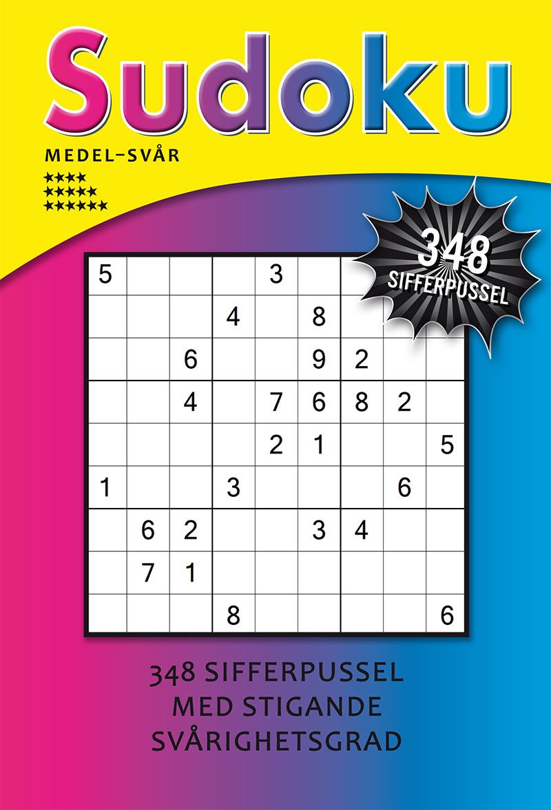 Sudoku medel-svår (gul)